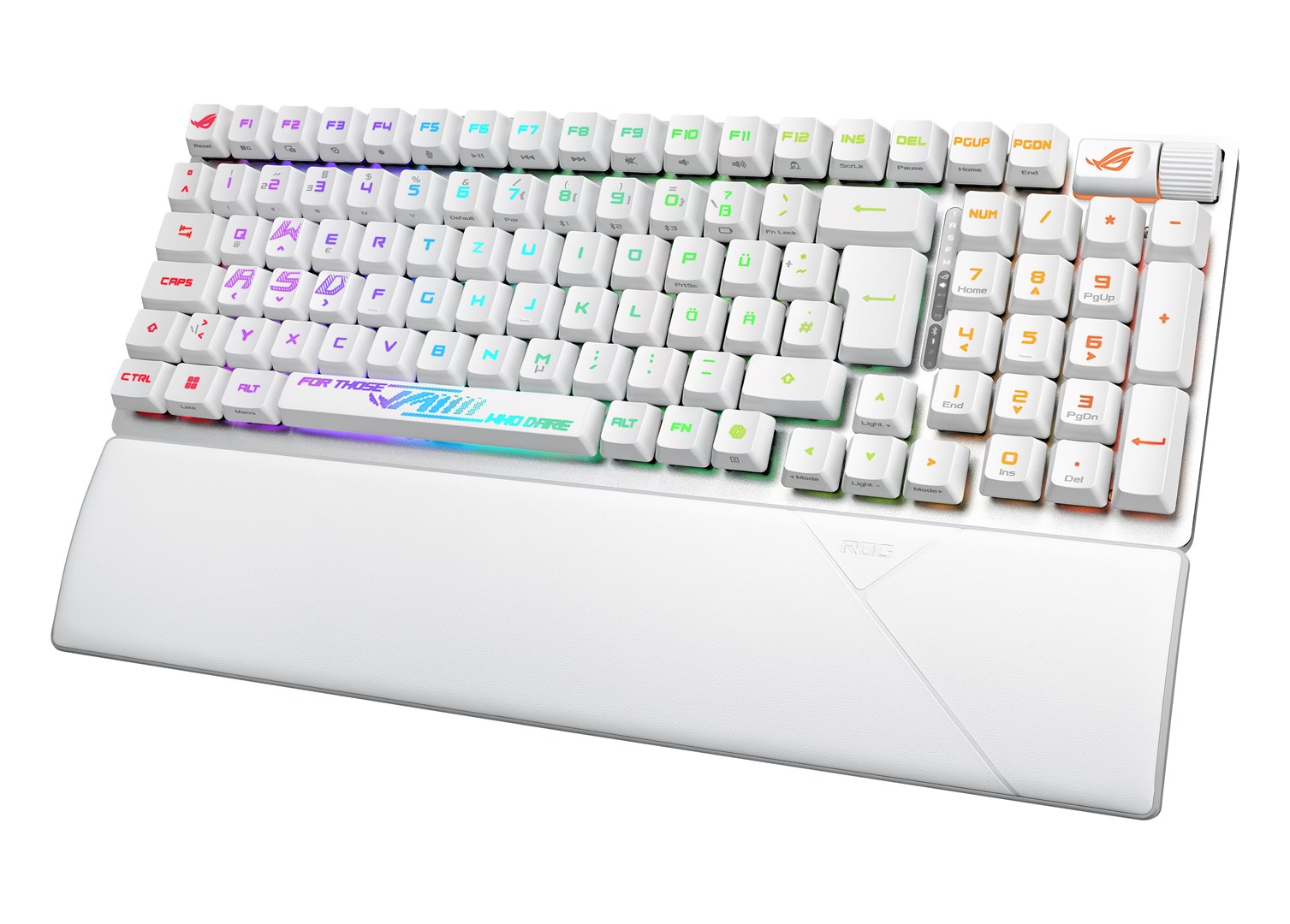 ASUS ROG Strix Scope II 96 RX Wireless keyboard Gaming USB + RF Wireless + Bluetooth White ASUS ROG Strix Scope II 96 RX Wireless keyboard Gaming USB + RF Wireless + Bluetooth White