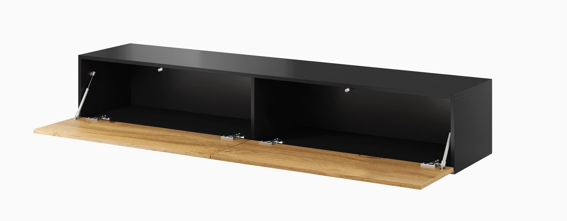 Cama TV Stand VIGO '180' 30/180/40 black/wotan oak Cama TV Stand VIGO '180' 30/180/40 black/wotan oak