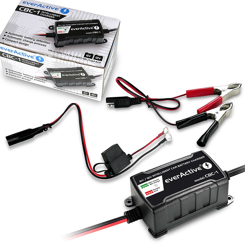 Car battery charger everActive CBC1 6V/12V Car battery charger everActive CBC1 6V/12V