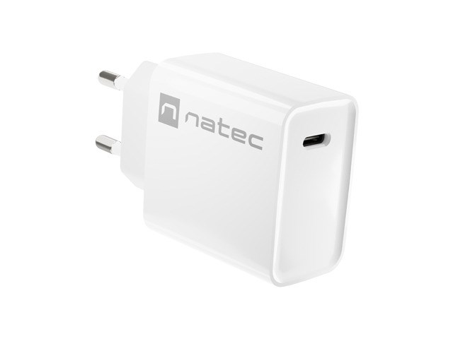 NATEC NETWORK CHARGER RIBERA USB-C 20W PD WHITE NATEC NETWORK CHARGER RIBERA USB-C 20W PD WHITE