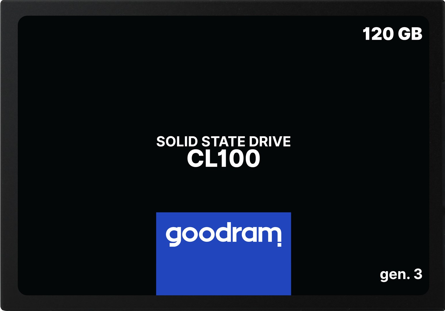 Goodram CL100 gen.3 2.5" 120 GB Serial ATA III 3D NAND Goodram CL100 gen.3 2.5" 120 GB Serial ATA III 3D NAND