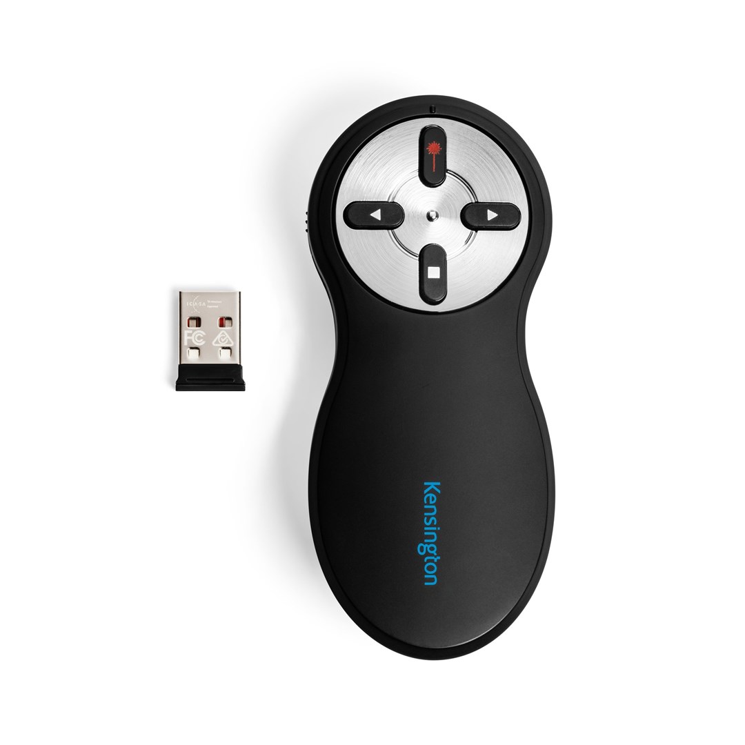 Kensington Wireless Presenter with Red Laser - Nano Receiver Kensington Wireless Presenter with Red Laser - Nano Receiver