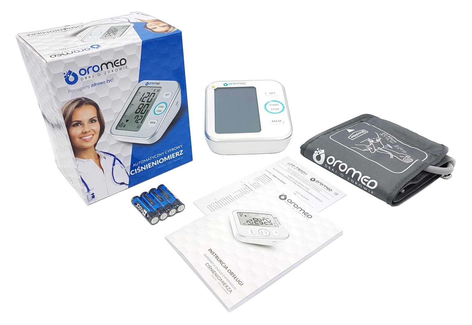 HI-TECH MEDICAL ORO-N6 BASIC blood pressure unit Upper arm Automatic HI-TECH MEDICAL ORO-N6 BASIC blood pressure unit Upper arm Automatic