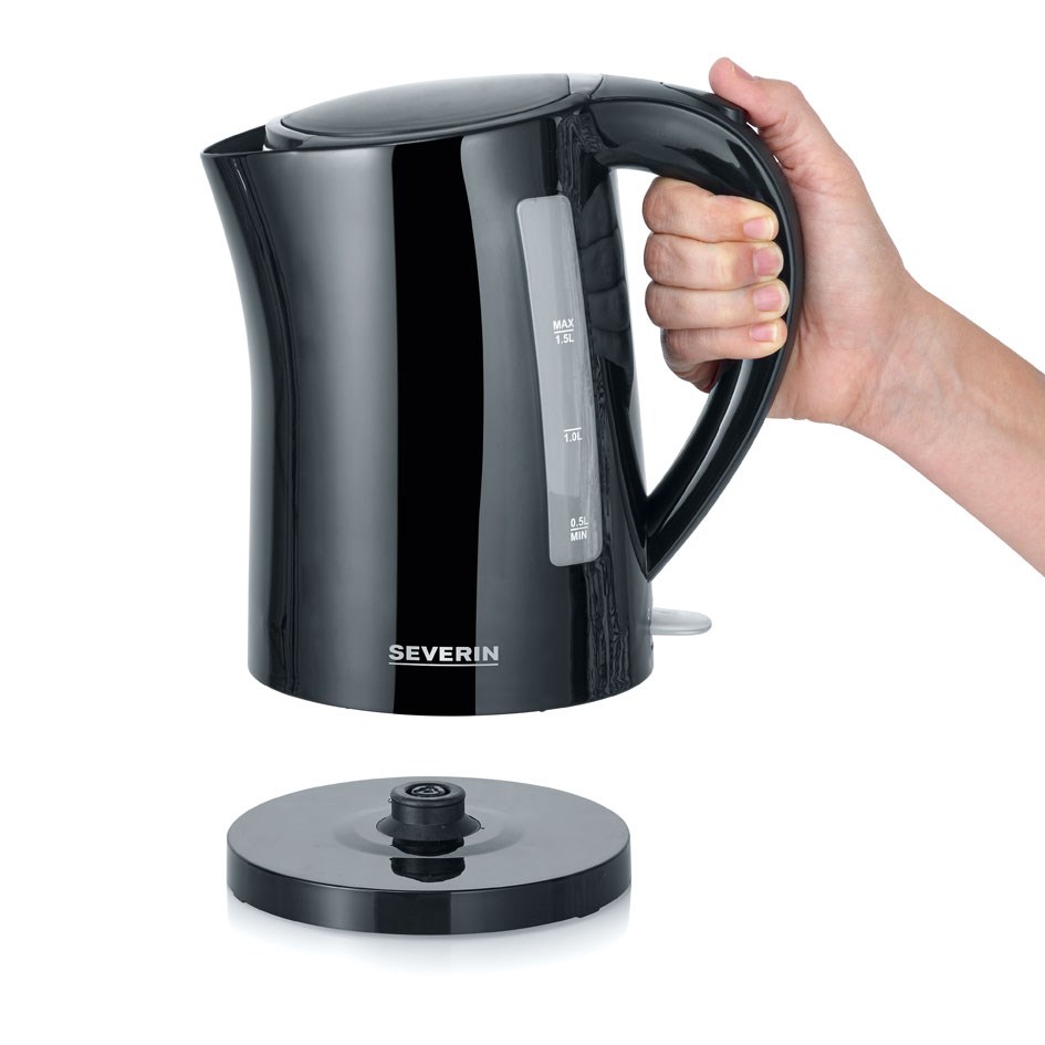 Severin WK 3498 electric kettle 1.5 L 2200 W Black Severin WK 3498 electric kettle 1.5 L 2200 W Black