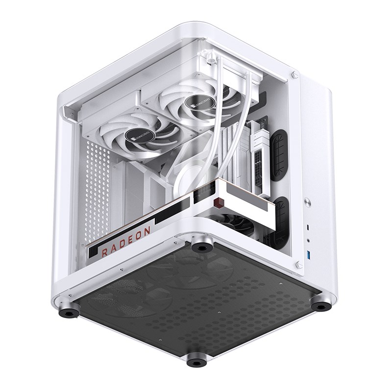 Jonsbo TK-1 2.0 Micro-ATX Case, Tempered Glass - white Jonsbo TK-1 2.0 Micro-ATX Case, Tempered Glass - white
