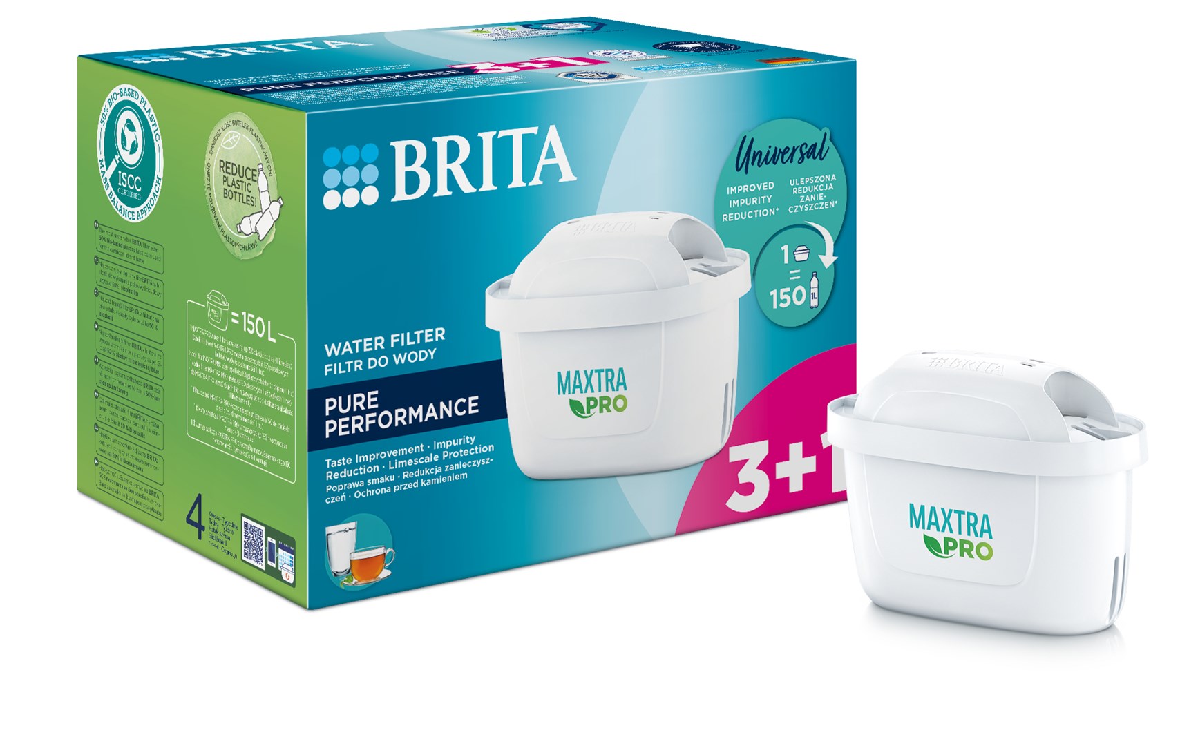 Brita MX+ Pro Pure Performance filter 3+1 pcs Brita MX+ Pro Pure Performance filter 3+1 pcs