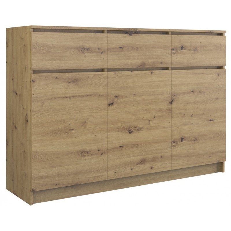 Topeshop 3D3S ARTISAN chest of drawers Topeshop 3D3S ARTISAN chest of drawers