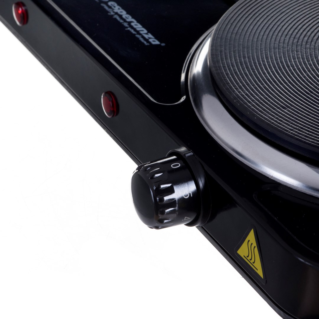 Esperanza EKH014K Electric Stove 2 zone (s), Black Esperanza EKH014K Electric Stove 2 zone (s), Black