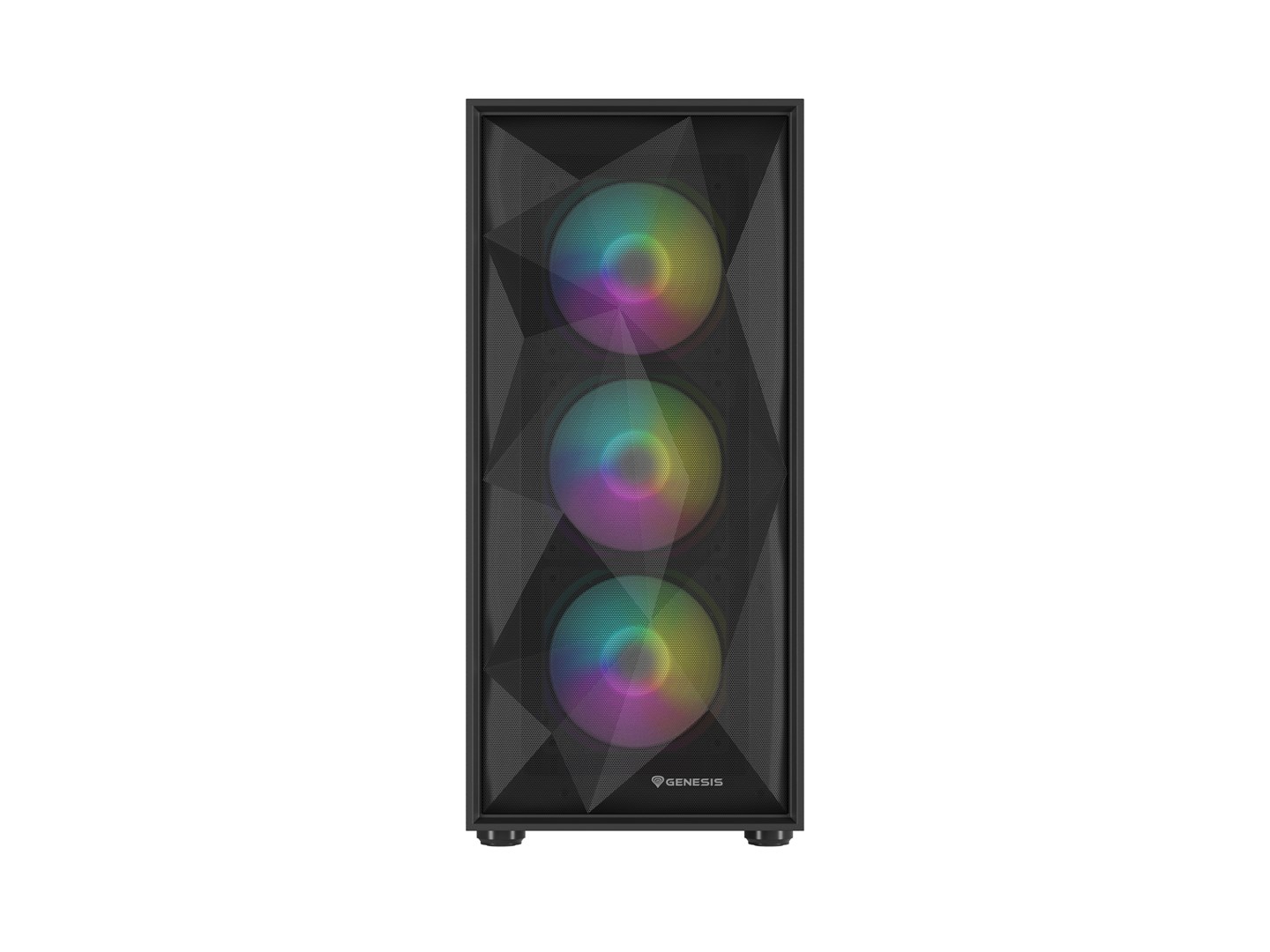 GENESIS DIAXID 605 ARGB MIDI TOWER CASE WITH USB-C WINDOW BLACK GENESIS DIAXID 605 ARGB MIDI TOWER CASE WITH USB-C WINDOW BLACK