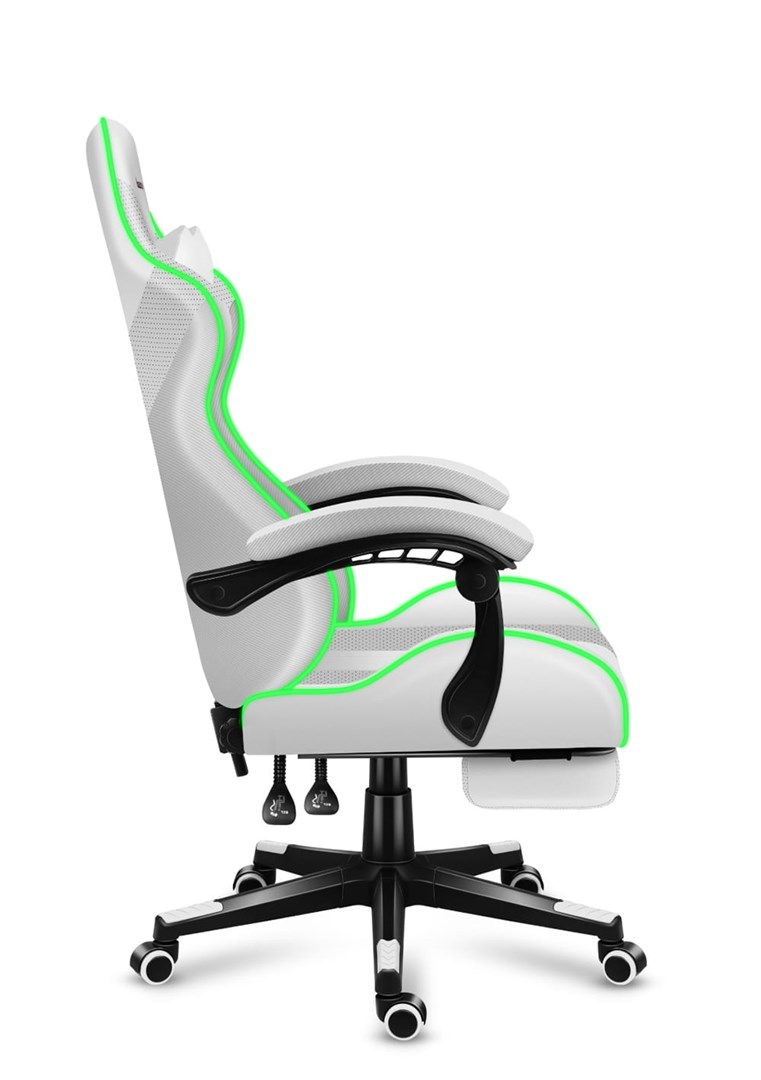 HUZARO FORCE 4.7 RGB White GAMING CHAIR HUZARO FORCE 4.7 RGB White GAMING CHAIR