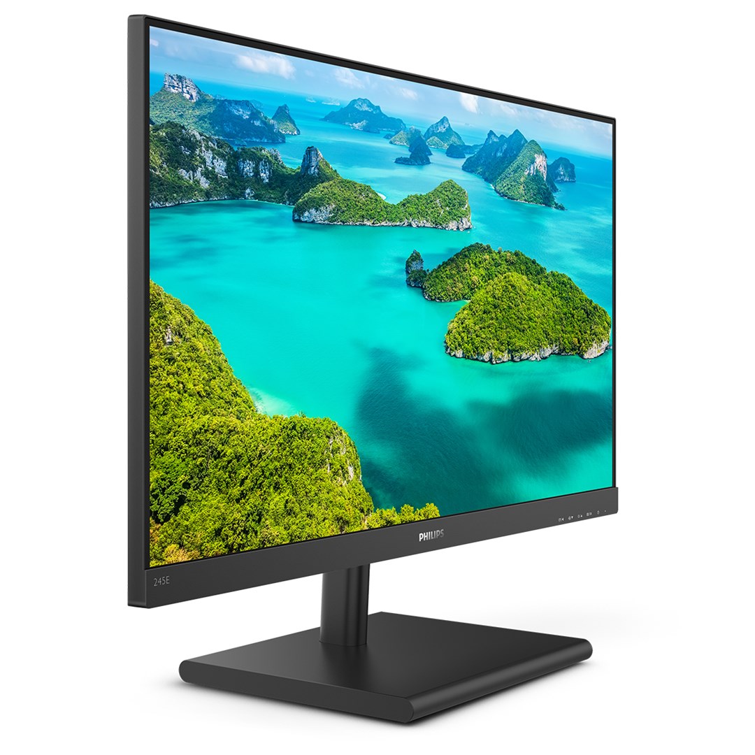 Philips E Line 245E1S/00 LED display 60.5 cm (23.8") 2560 x 1440 pixels 2K Ultra HD LCD Black Philips E Line 245E1S/00 LED display 60.5 cm (23.8") 2560 x 1440 pixels 2K Ultra HD LCD Black