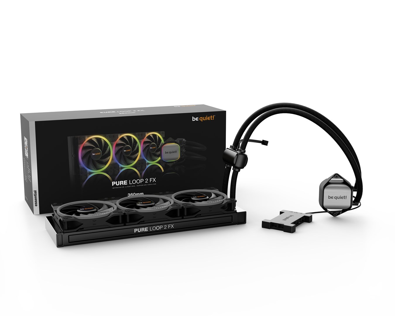 be quiet! Pure Loop 2 FX 360mm Processor All-in-one liquid cooler 12 cm Black 1 pc(s) be quiet! Pure Loop 2 FX 360mm Processor All-in-one liquid cooler 12 cm Black 1 pc(s)