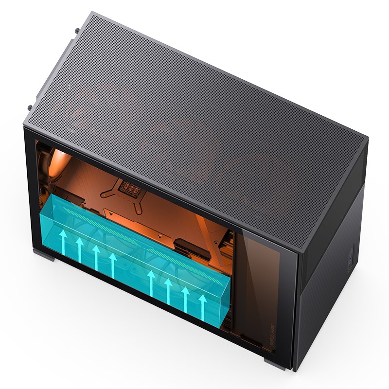 Jonsbo D41 MESH Screen ATX Case, Tempered Glass - black Jonsbo D41 MESH Screen ATX Case, Tempered Glass - black
