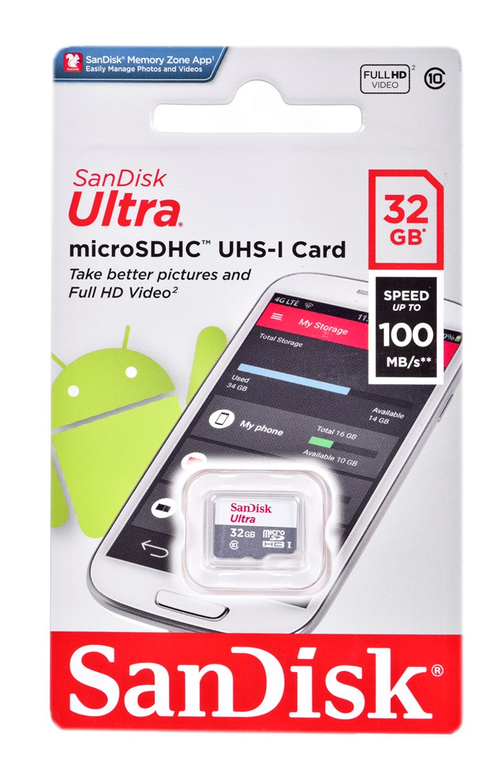 Sandisk Ultra microSDHC memory card 32 GB Class 10 Sandisk Ultra microSDHC memory card 32 GB Class 10