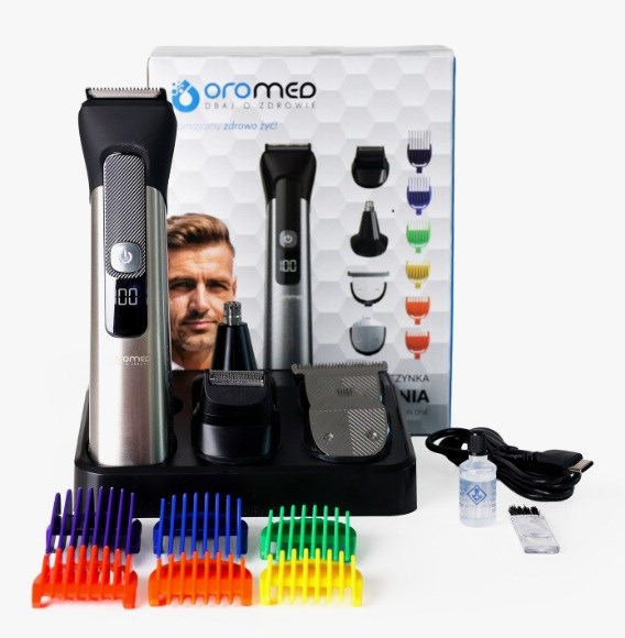Oromed ORO-TRIMMER ALL IN ONE Multifunctional trimmer Black, Silver Oromed ORO-TRIMMER ALL IN ONE Multifunctional trimmer Black, Silver