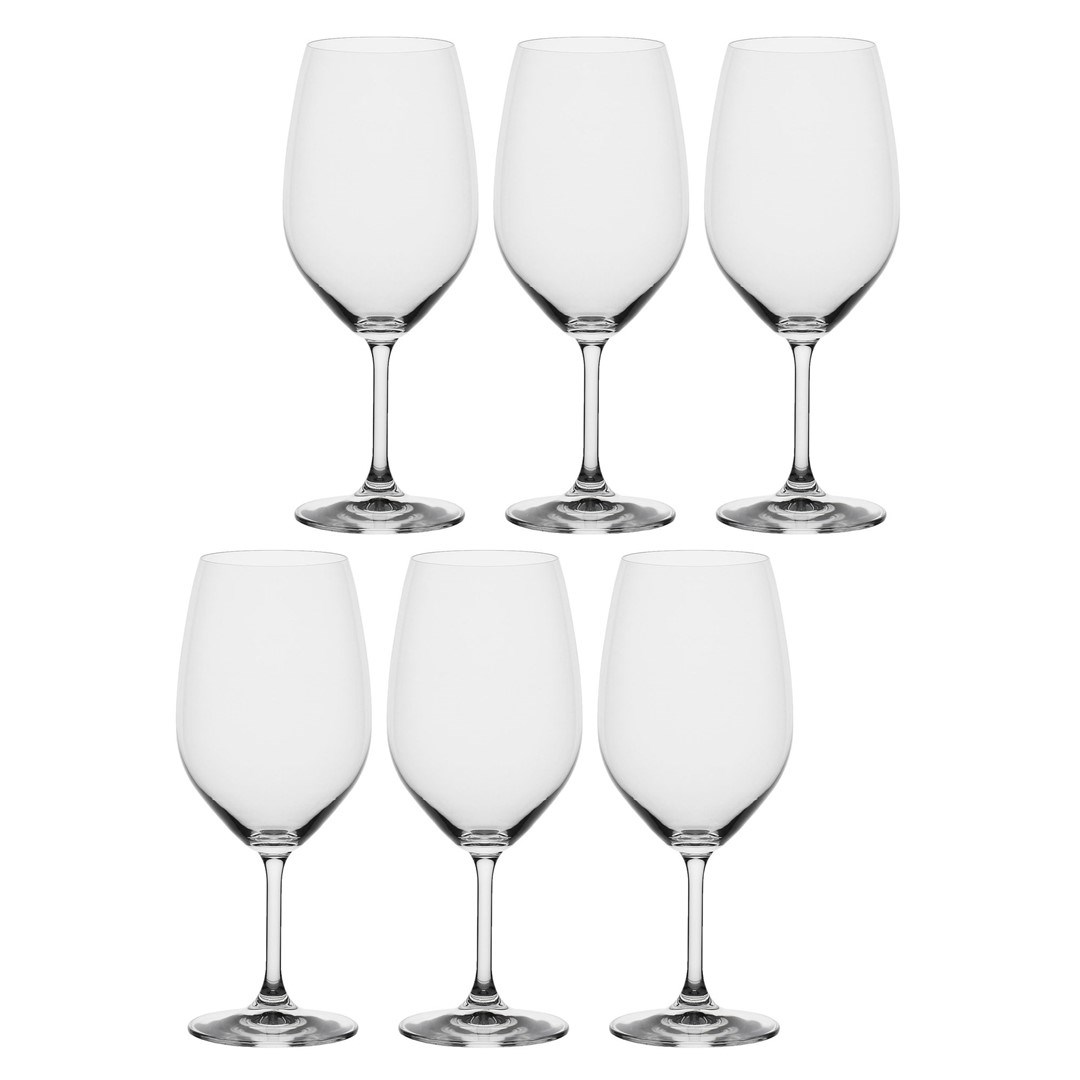 LA PORCELLANA BIANCA NOVELLO Set of 6 Bordeaux wine glasses 620 ml LA PORCELLANA BIANCA NOVELLO Set of 6 Bordeaux wine glasses 620 ml
