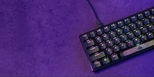 Corsair K65 PRO MINI keyboard Gaming USB QWERTZ German Black Corsair K65 PRO MINI keyboard Gaming USB QWERTZ German Black