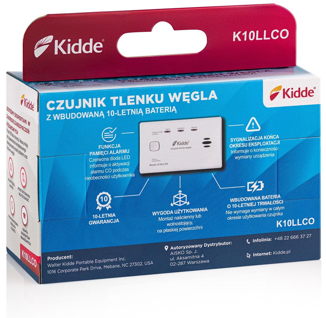 Smoke and carbon monoxide detector K10LLCO KIDDE Smoke and carbon monoxide detector K10LLCO KIDDE