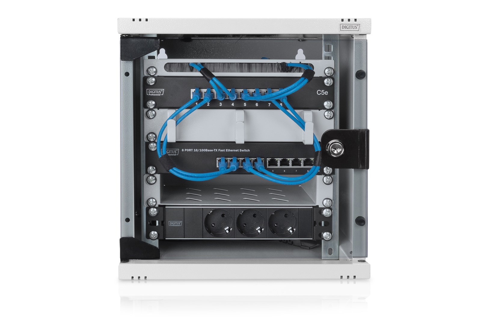 Digitus Wall-mounted housing 254 mm (10") - 312x300 mm (WxD) Digitus Wall-mounted housing 254 mm (10") - 312x300 mm (WxD)