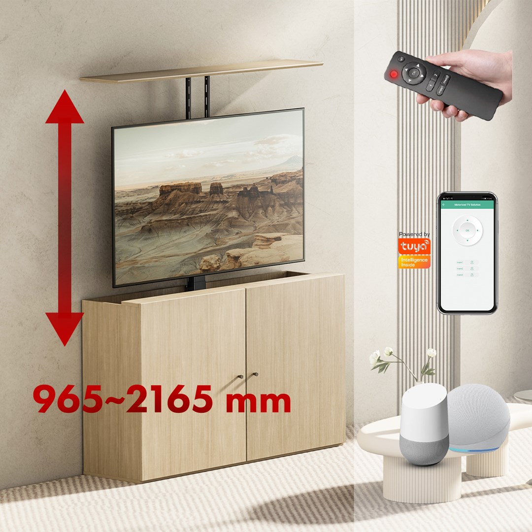 Maclean electric ceiling/floor mount, extendable, 43''-88'', VESA 600x400, max 60kg, 100-240V AC,50/60Hz Maclean electric ceiling/floor mount, extendable, 43''-88'', VESA 600x400, max 60kg, 100-240V AC,50/60Hz