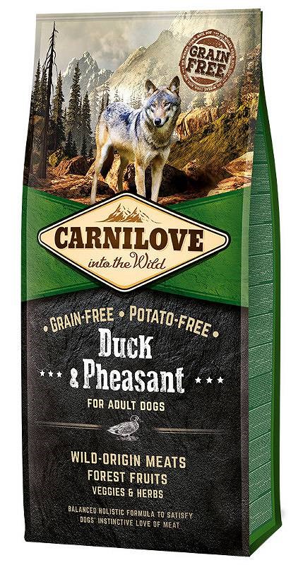 CARNILOVE Adult Duck & Pheasant - dry dog food - 12kg CARNILOVE Adult Duck & Pheasant - dry dog food - 12kg