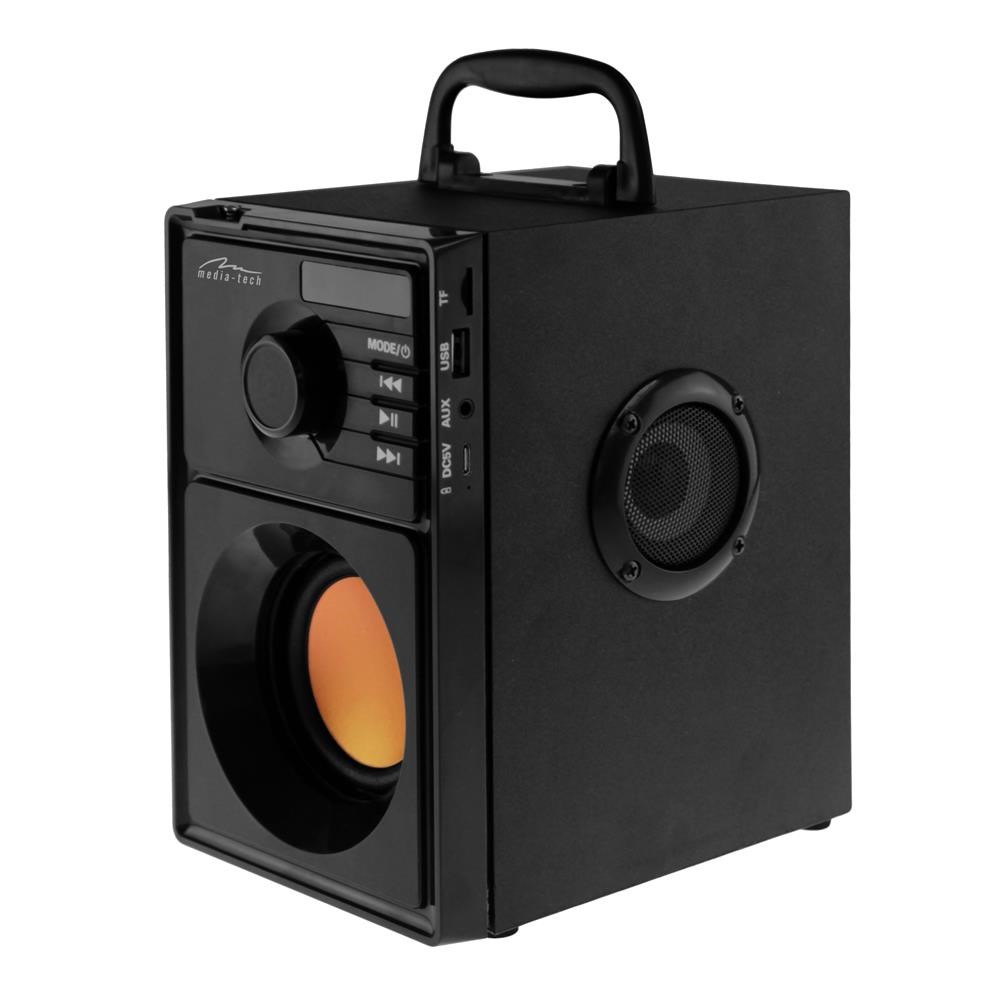 Media-Tech BOOMBOX BT 15 W Stereo portable speaker Black Media-Tech BOOMBOX BT 15 W Stereo portable speaker Black