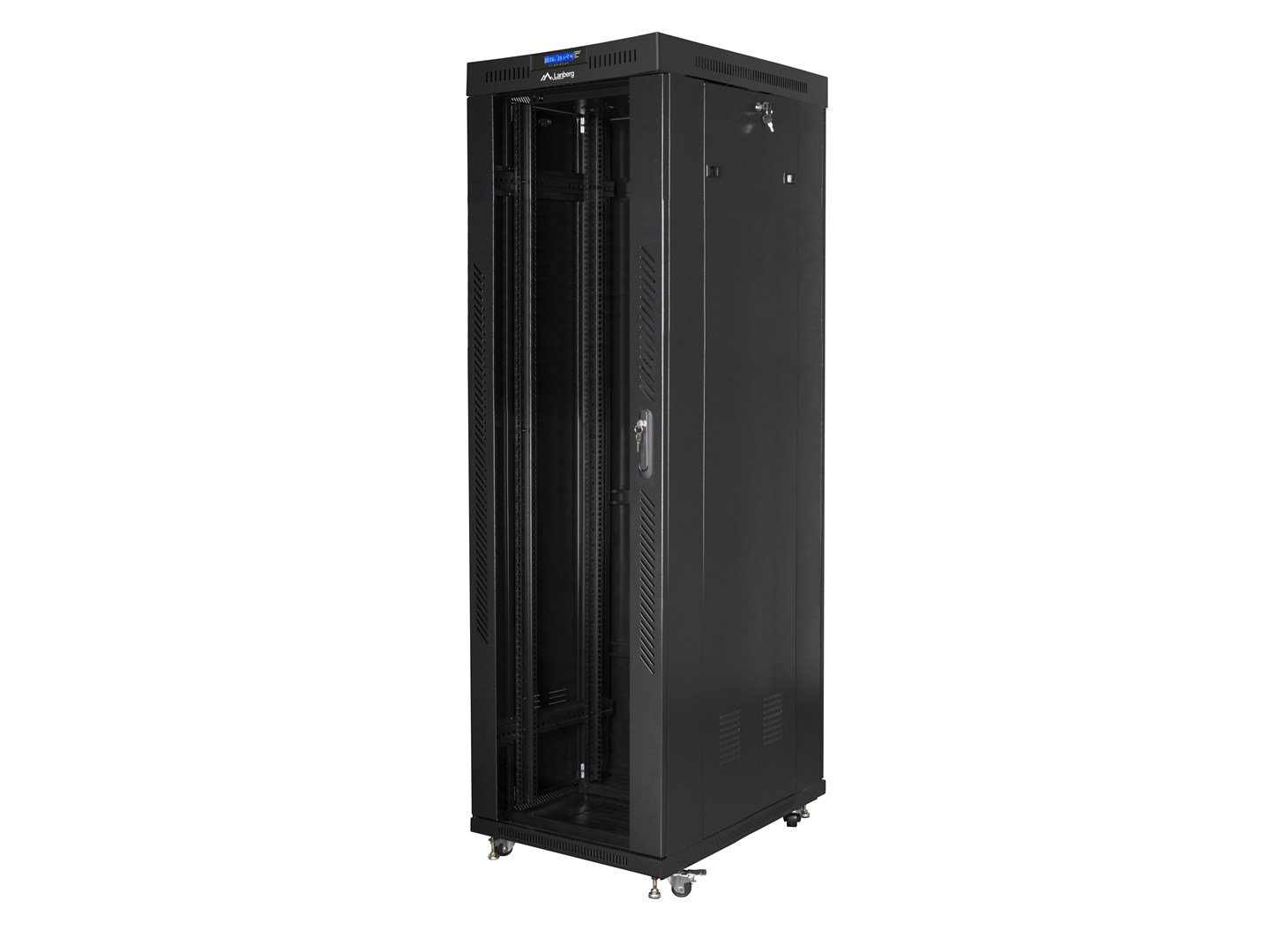 Lanberg FF01-6042-12B rack cabinet 42U Freestanding rack Black Lanberg FF01-6042-12B rack cabinet 42U Freestanding rack Black