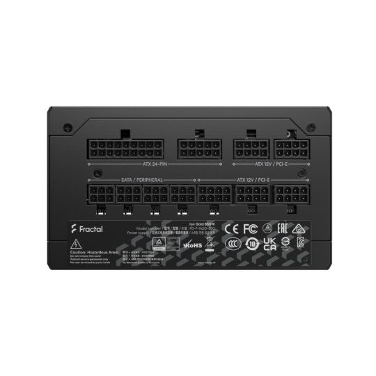 Fractal Design Ion Gold 850W power supply unit 24-pin ATX ATX Black Fractal Design Ion Gold 850W power supply unit 24-pin ATX ATX Black