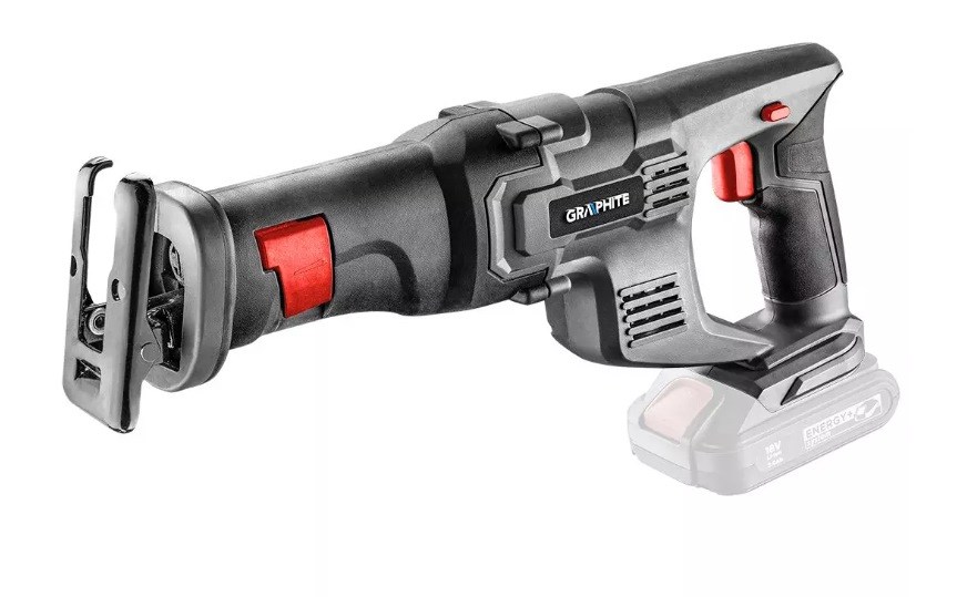 Graphite cordless Energy+ 18V, Li-Ion sabre saw, without battery pack Graphite cordless Energy+ 18V, Li-Ion sabre saw, without battery pack