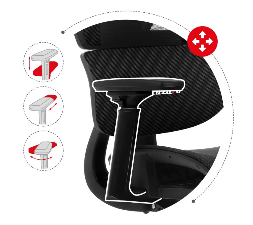 Huzaro Combat 8.0 Carbon gaming chair Huzaro Combat 8.0 Carbon gaming chair