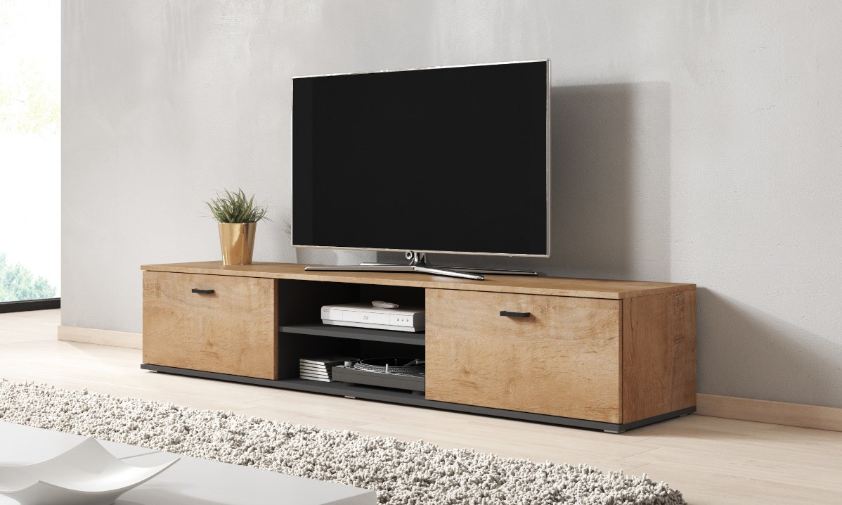 SOHO 8 set (RTV180 cabinet + S6 + shelves) Oak lefkas SOHO 8 set (RTV180 cabinet + S6 + shelves) Oak lefkas