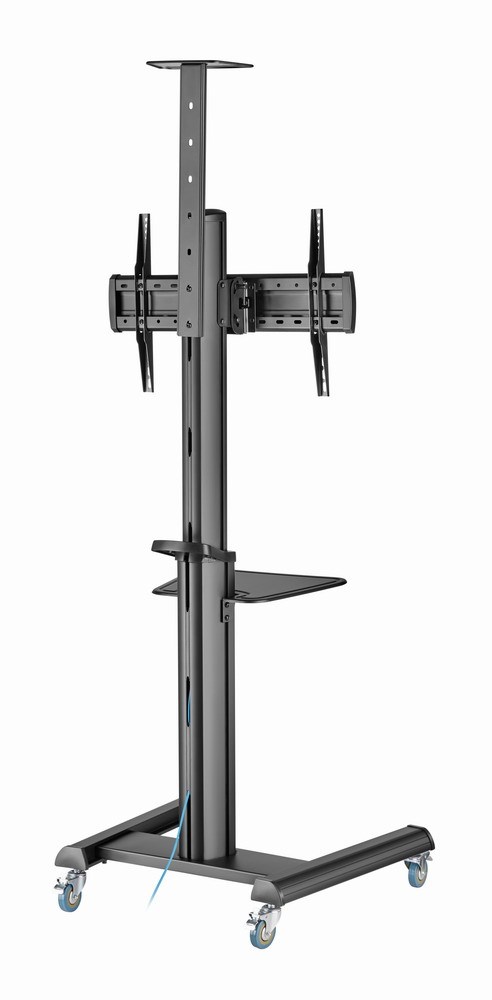 Gembird TVS-70T-02 Aluminum TV floor stand with caster wheels, 37" - 70", black Gembird TVS-70T-02 Aluminum TV floor stand with caster wheels, 37" - 70", black