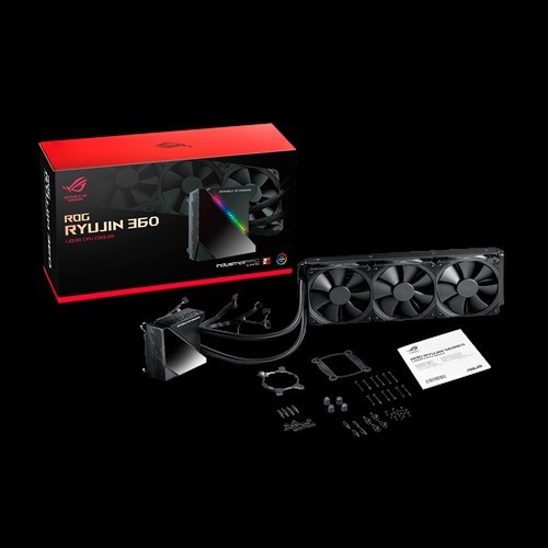 ASUS ROG RYUJIN 360 Processor All-in-one liquid cooler 12 cm Black 1 pc(s) ASUS ROG RYUJIN 360 Processor All-in-one liquid cooler 12 cm Black 1 pc(s)