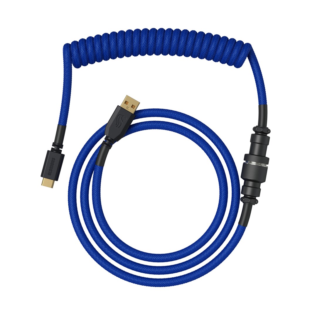 Glorious Gaming Glorious GMMK Coiled Cable Cobalt Blue Glorious Gaming Glorious GMMK Coiled Cable Cobalt Blue