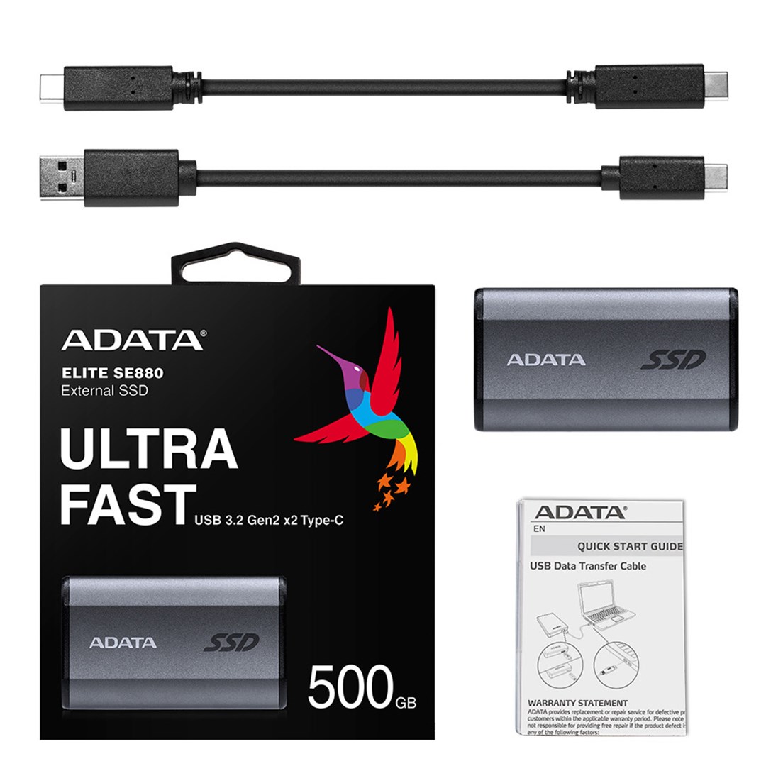 ADATA SE880 500 GB Wi-Fi Grey ADATA SE880 500 GB Wi-Fi Grey