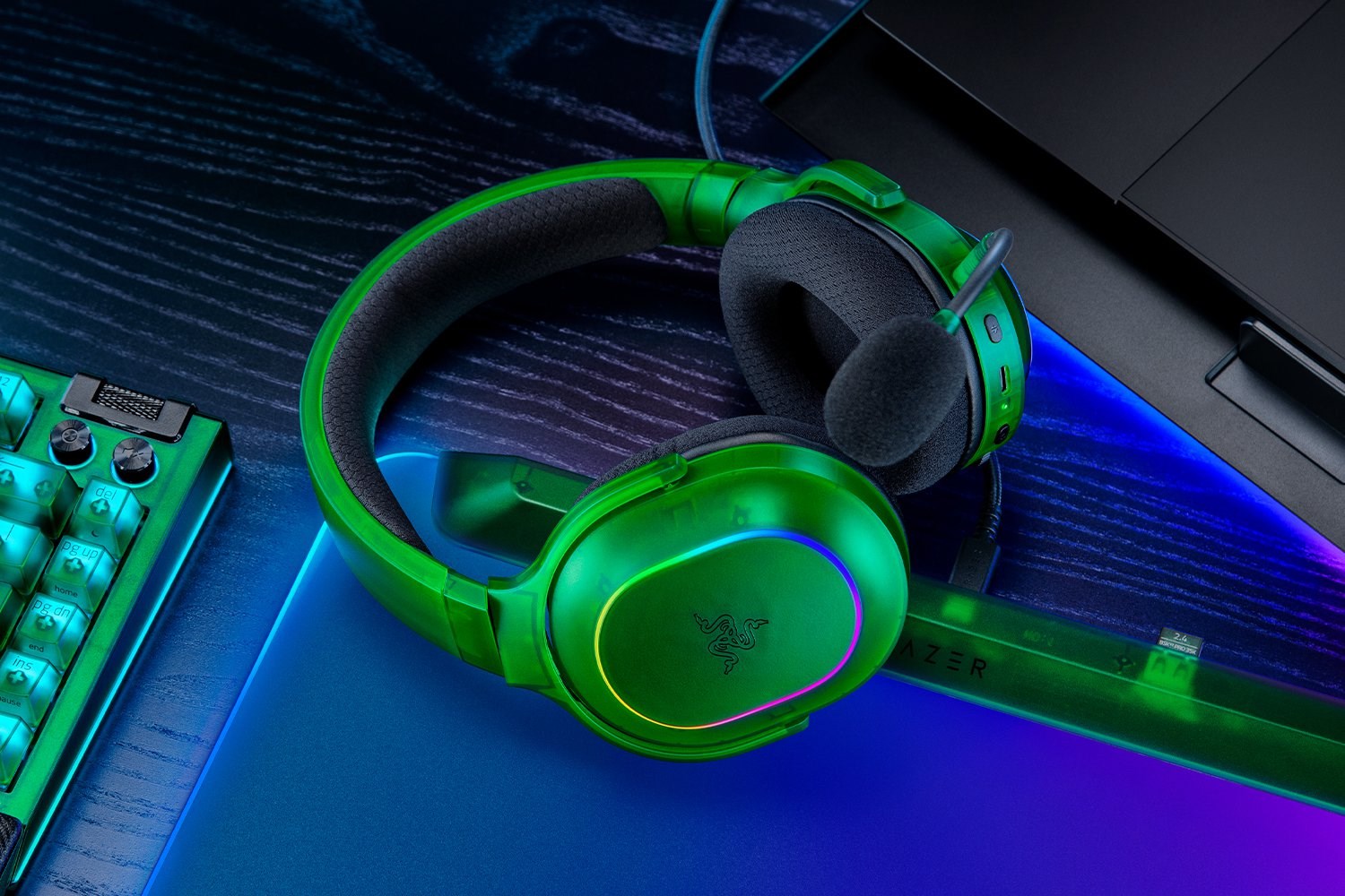 Razer Barracuda X Chroma Headset Wireless Head-band Gaming Bluetooth Green Razer Barracuda X Chroma Headset Wireless Head-band Gaming Bluetooth Green