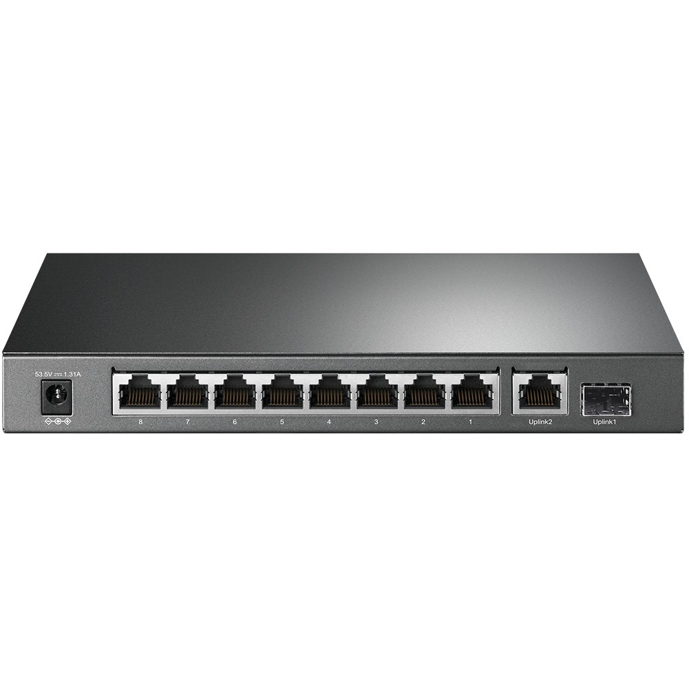 TP-Link 10-Port Gigabit Desktop Switch with 8-Port PoE+ TP-Link 10-Port Gigabit Desktop Switch with 8-Port PoE+