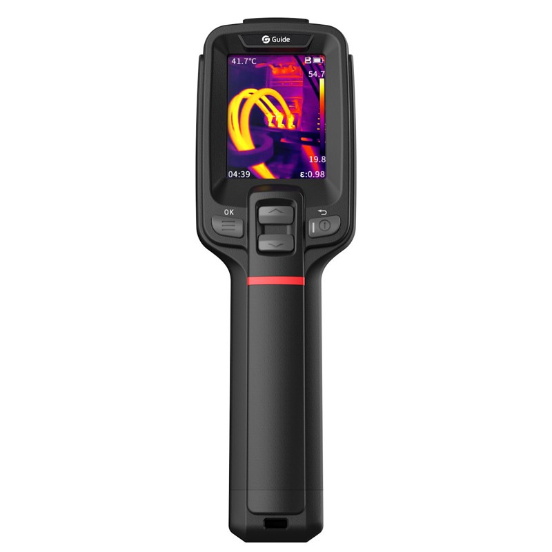 Guide Sensmart E1+ thermal imaging camera Vanadium Oxide Uncooled Focal Plane Arrays Black 120 x 90 pixels Built-in display LCD Guide Sensmart E1+ thermal imaging camera Vanadium Oxide Uncooled Focal Plane Arrays Black 120 x 90 pixels Built-in display LCD