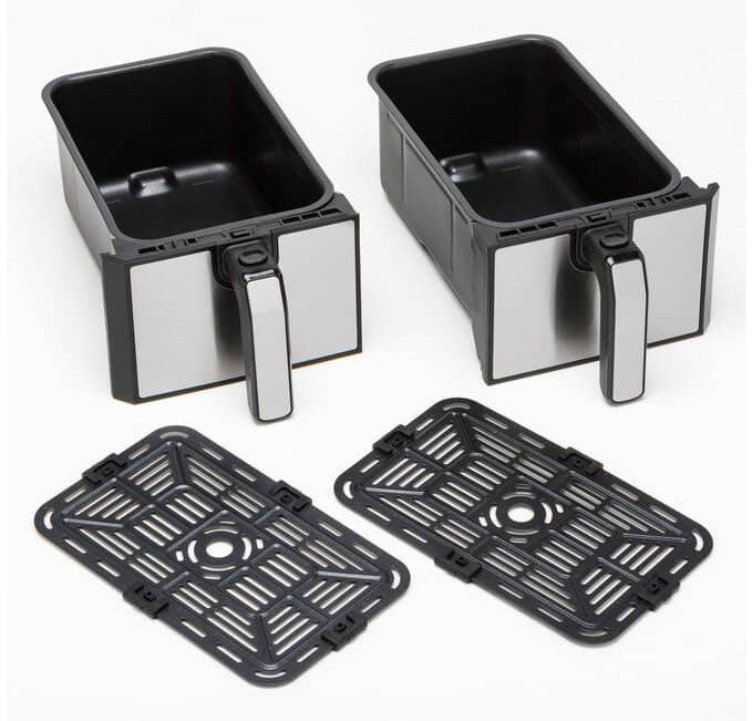 Kenwood HFM20.000MB fryer Double 8 L Stand-alone 1700 W Hot air fryer Black Kenwood HFM20.000MB fryer Double 8 L Stand-alone 1700 W Hot air fryer Black