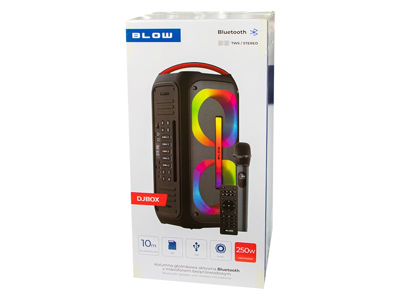 Bluetooth speaker DJBOX + remote control + microphone Bluetooth speaker DJBOX + remote control + microphone