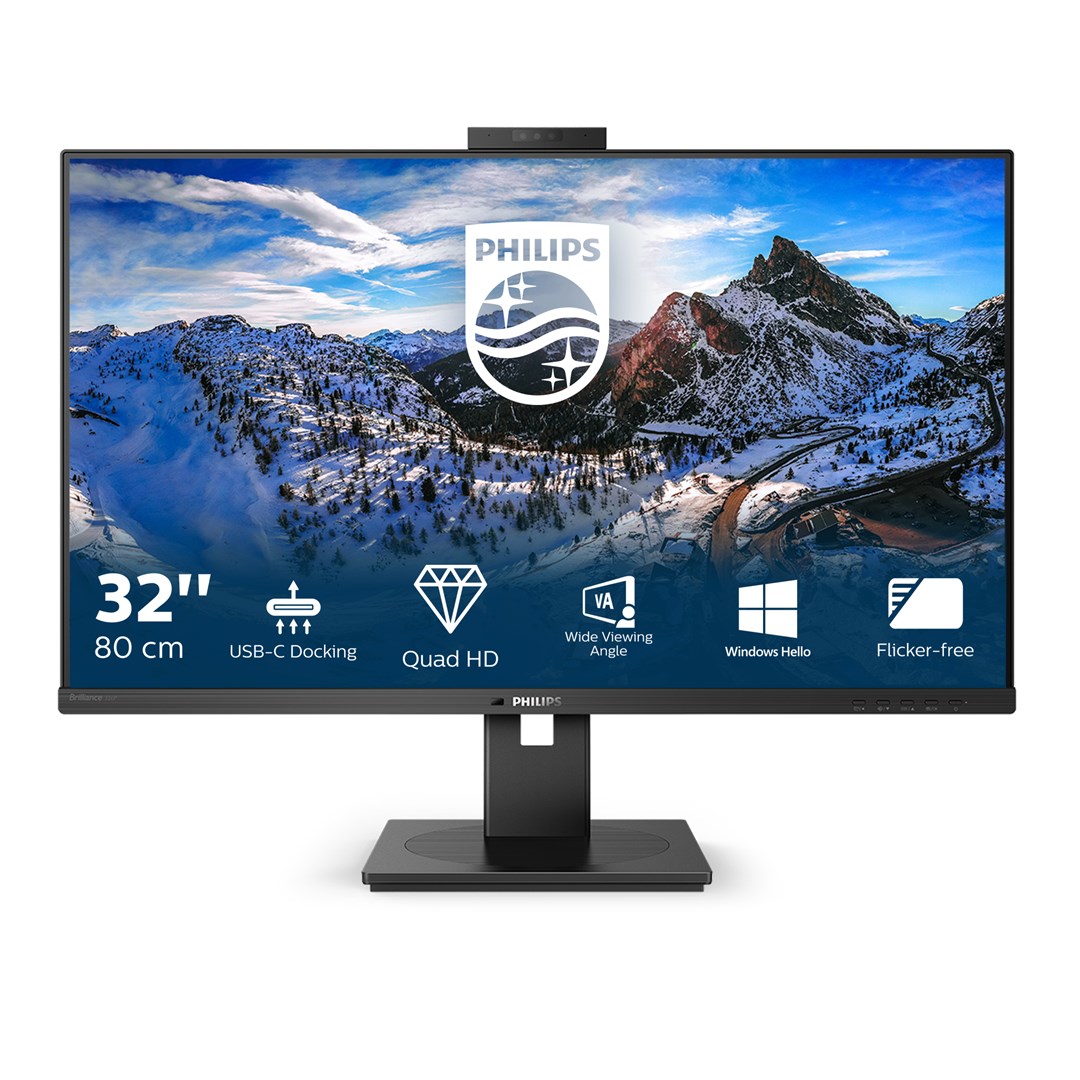 Philips P Line 326P1H/00 LED display 80 cm (31.5") 2560 x 1440 pixels Quad HD Black Philips P Line 326P1H/00 LED display 80 cm (31.5") 2560 x 1440 pixels Quad HD Black