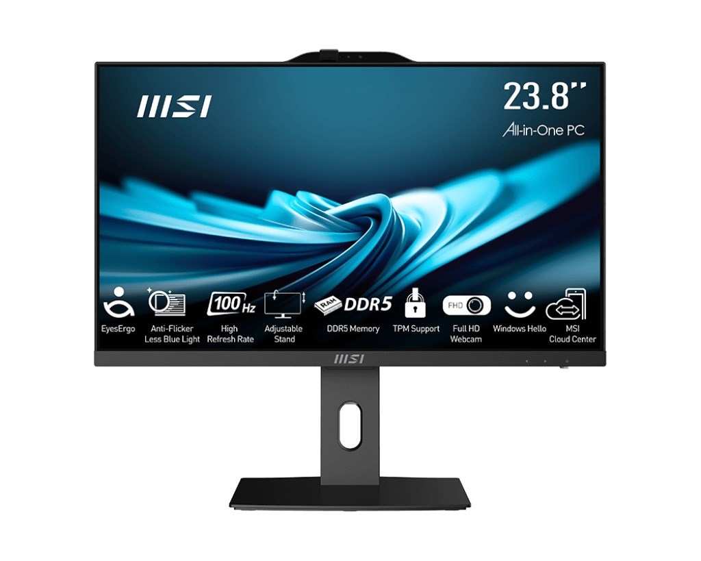 MSI AIO PRO AP242P 14M-649XEU i5-14400 23.8" IPS LED FHD Non-Touch Anti-Glare 16GB SSD512GB M.2 AX211 WiFi 6E NoOS Black MSI AIO PRO AP242P 14M-649XEU i5-14400 23.8" IPS LED FHD Non-Touch Anti-Glare 16GB SSD512GB M.2 AX211 WiFi 6E NoOS Black