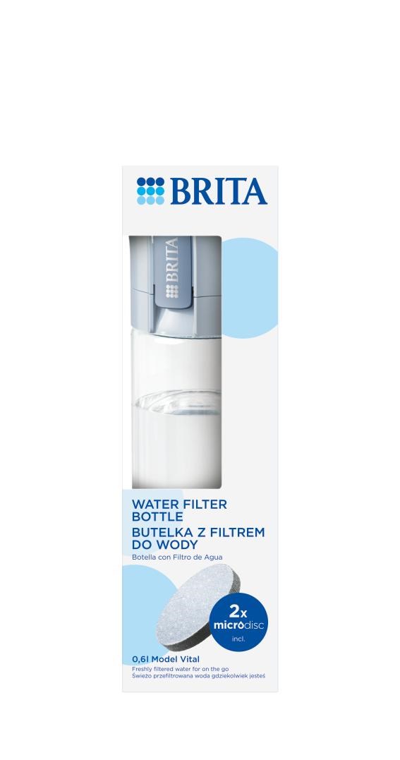 Brita Vital blue 2-disc filter bottle Brita Vital blue 2-disc filter bottle