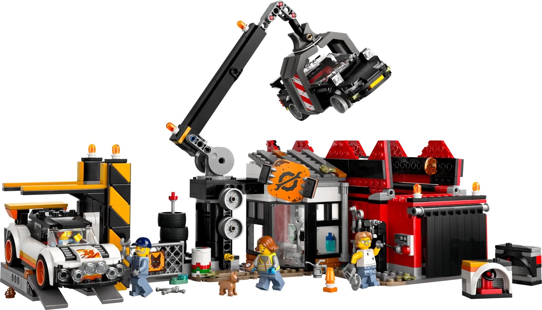 LEGO CITY 60472 Scrapyard with Cars LEGO CITY 60472 Scrapyard with Cars