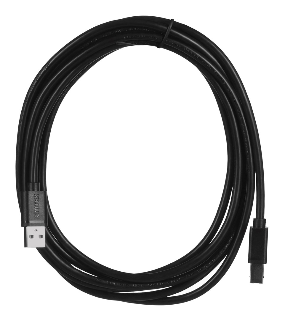 UNITEK Y-C420GBK USB cable USB 2.0 3 m USB A USB B Black UNITEK Y-C420GBK USB cable USB 2.0 3 m USB A USB B Black