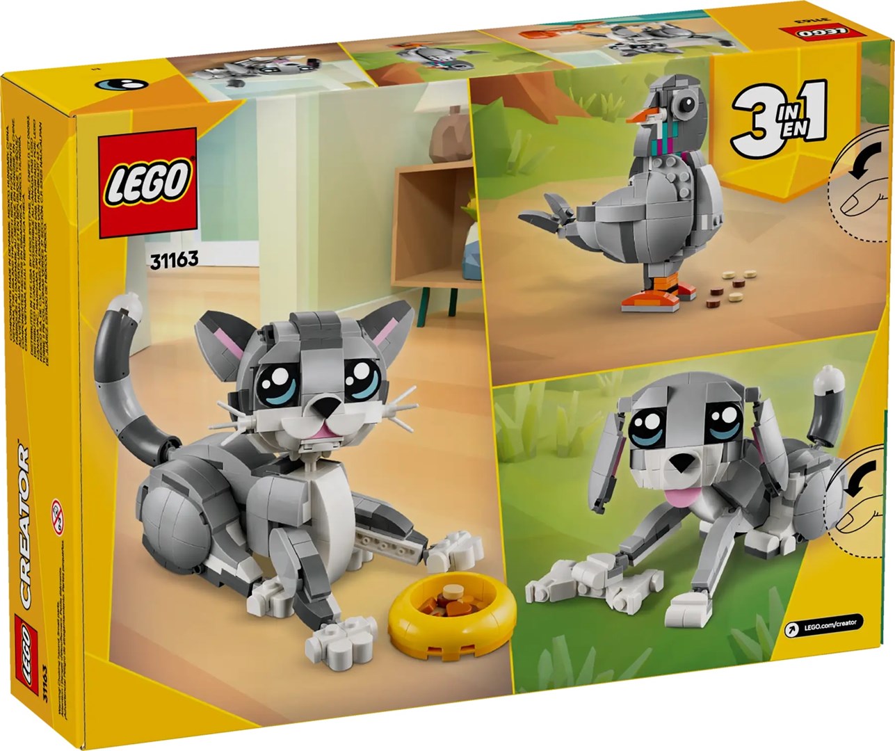 LEGO CREATOR 3 IN 1 31163 Playful Cat LEGO CREATOR 3 IN 1 31163 Playful Cat