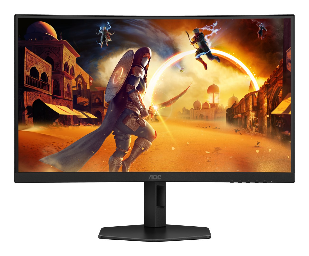 AOC G4 CQ27G4X computer monitor 68.6 cm (27") 2560 x 1440 pixels Quad HD LCD Black AOC G4 CQ27G4X computer monitor 68.6 cm (27") 2560 x 1440 pixels Quad HD LCD Black