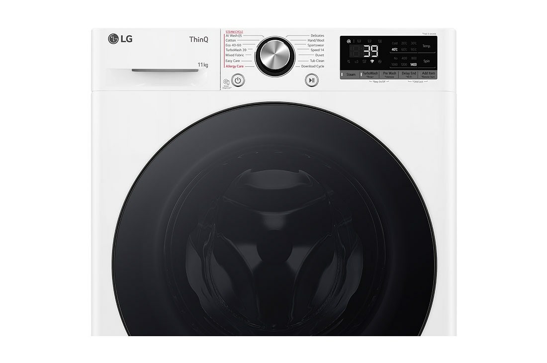 LG F4WR711S2W washing machine Front-load 11 kg 1400 RPM White LG F4WR711S2W washing machine Front-load 11 kg 1400 RPM White
