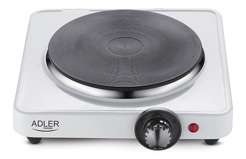 Adler AD 6503 hob White Countertop Sealed plate 1 zone(s) Adler AD 6503 hob White Countertop Sealed plate 1 zone(s)