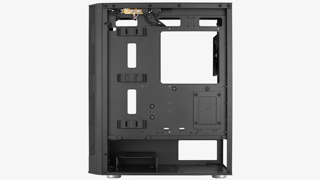 Aerocool Prism-G-BK-v1 Midi Tower Black Aerocool Prism-G-BK-v1 Midi Tower Black